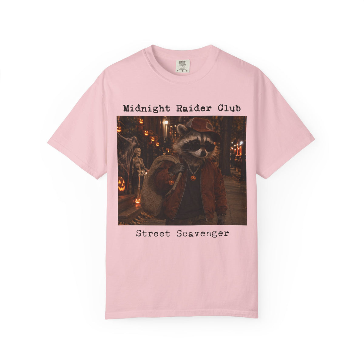 Midnight Raider Club Racoon Street Scavenger T-Shirt