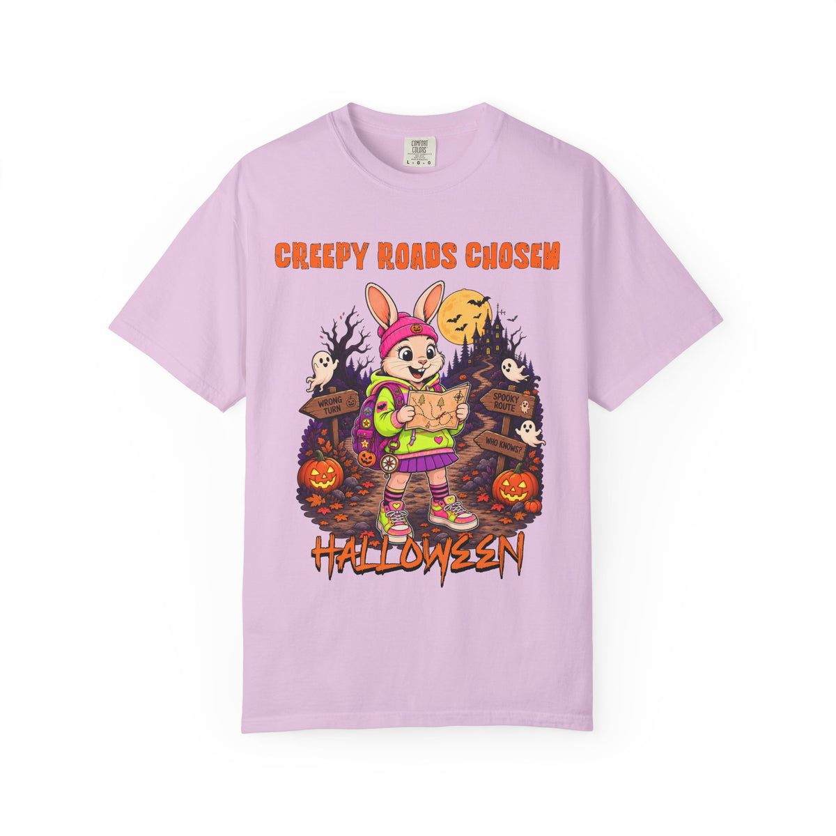 Creepy Roads Chosen Bunny Trick-or-Treat Halloween T-shirt