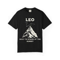 Leo Constellation Mountain T-Shirt | Built to Stand at the Summit
