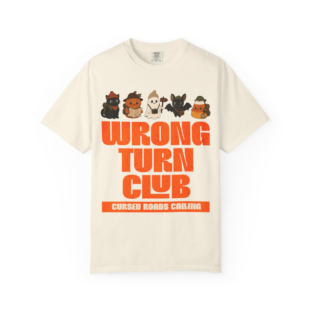 Wrong Turn Club T-Shirt | Halloween Cute Monsters, Cursed Roads Calling