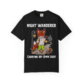 Comfort Color Carrying My Own Light Halloween T-Shirt | Fox Illustration T-Shirt | Spooky season shirt | Night Wanderer Club