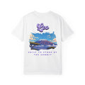 Leo Mountain Scene Back Design T-Shirt | "Built to Stand at the Summit"