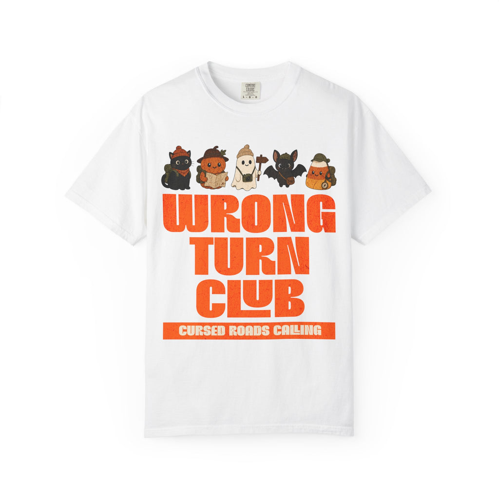 Wrong Turn Club T-Shirt | Halloween Cute Monsters, Cursed Roads Calling
