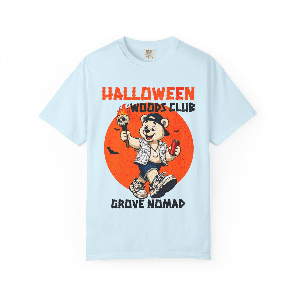 Halloween Woods Club Bear T-shirt | Grove Nomad Retro Halloween Tee