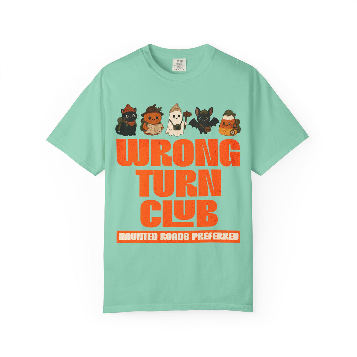 Wrong Turn Club T-shirt | Cute Halloween Characters, Haunted Roads Preferred