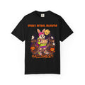 Bunny Trick-or-Treat Halloween T-Shirt | Spooky Detour Delighted Design