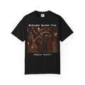 Midnight Raider Club Shadow Bandit raccoon T-Shirt | Halloween street scene