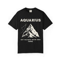Aquarius Mountain Constellation T-shirt | Zodiac Tee, 'Off the Path' Quote