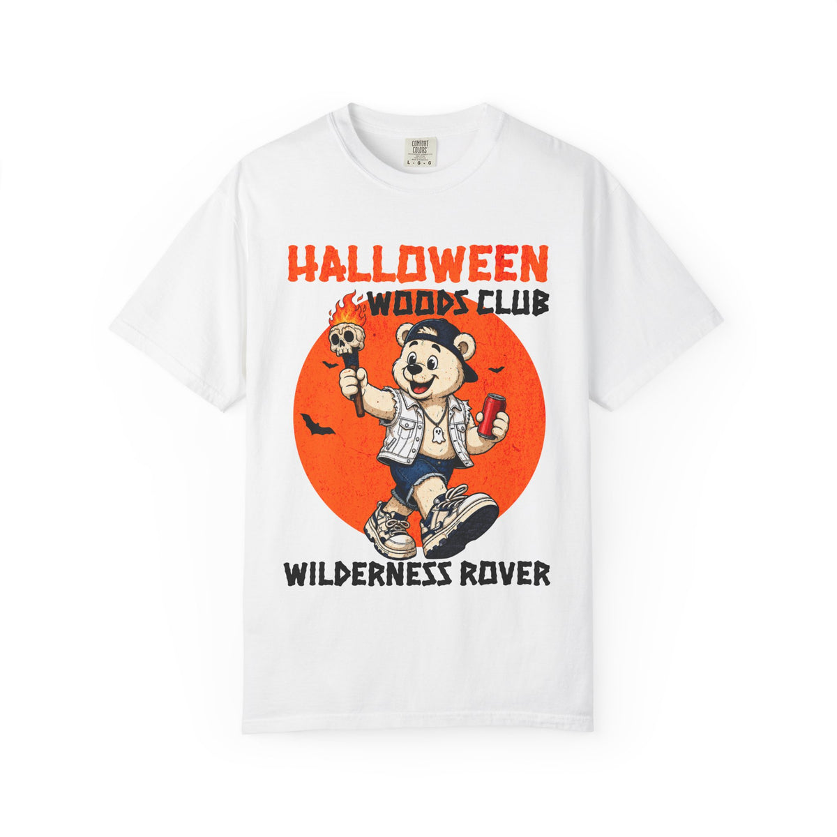 Halloween Woods Club Wilderness Rover T-shirt | Vintage Camp Cartoon