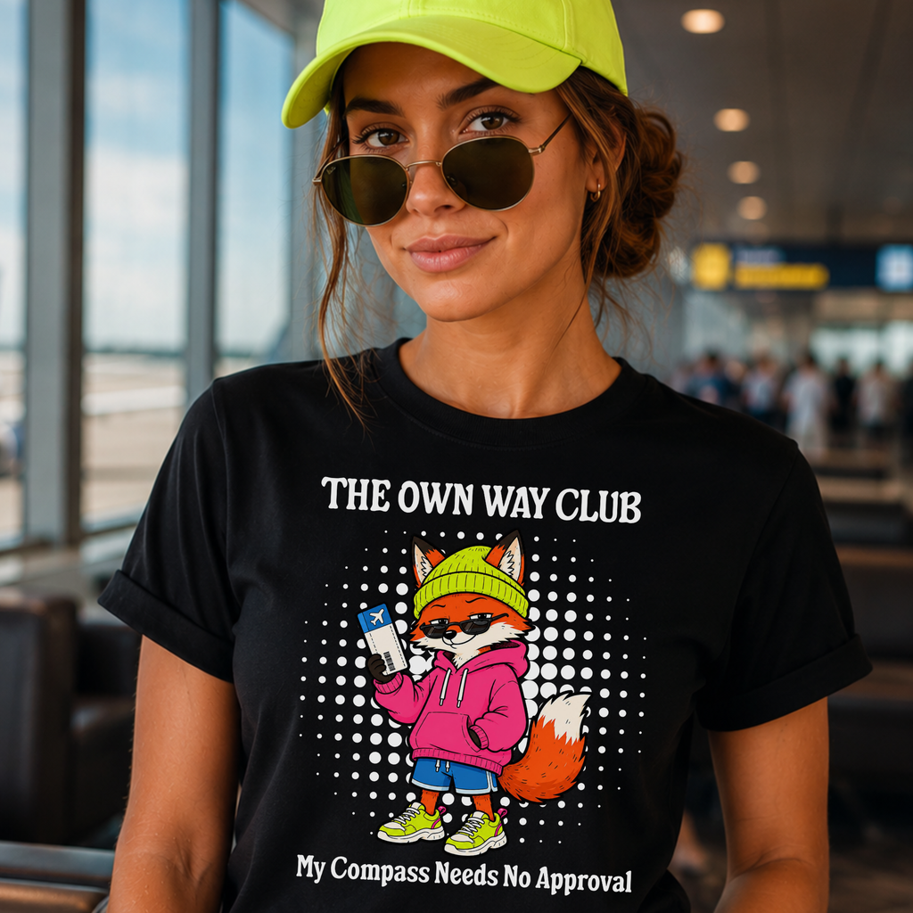 The Own Way Club Fox My Compass Needs No Approval T-shirt