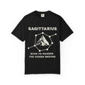 Sagittarius Constellation Mountain Born to Wander T-shirt | Zodiac Tee