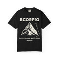 Scorpio Mountain Constellation T-Shirt | Zodiac Graphic Tee, Deep Trails