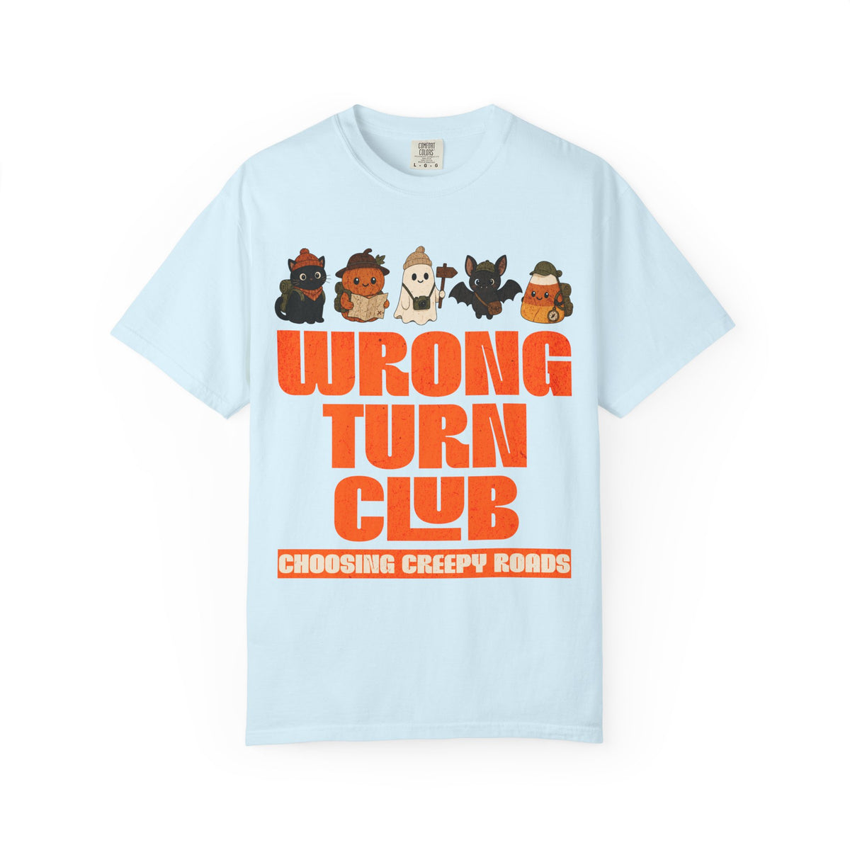 Wrong Turn Club Halloween Characters T-Shirt | Choosing Creepy Roads