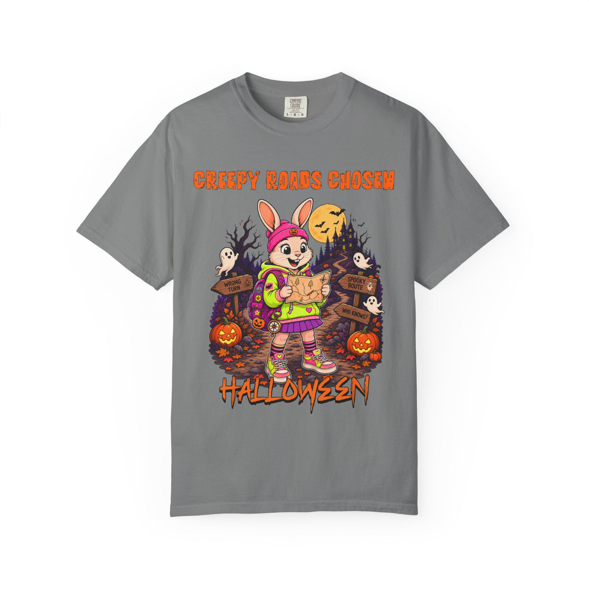 Creepy Roads Chosen Bunny Trick-or-Treat Halloween T-shirt