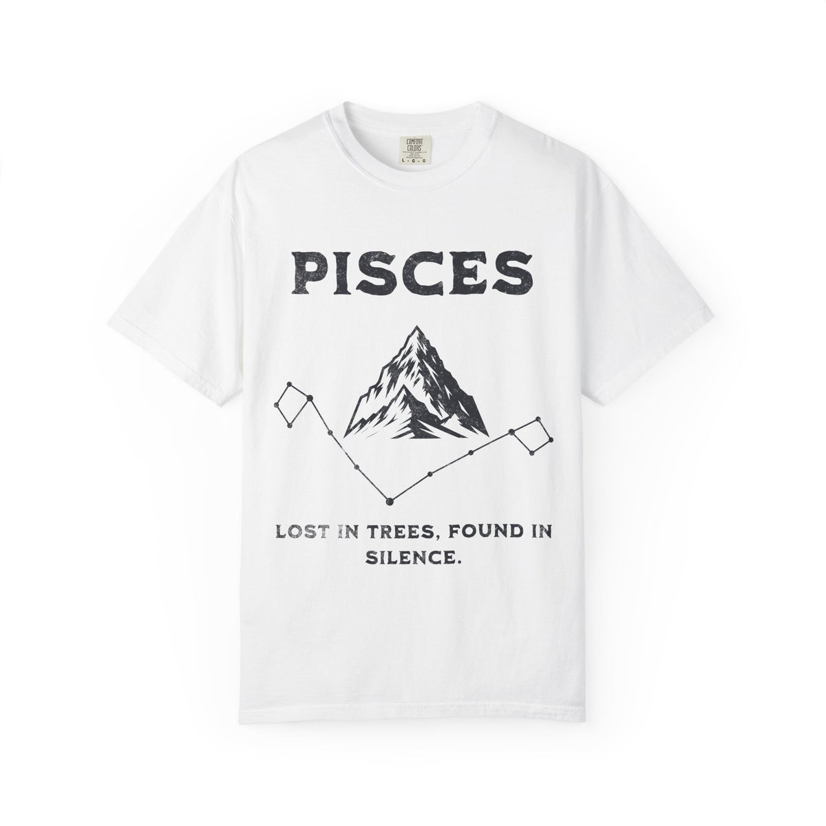 Pisces Mountains constellation T-Shirt | Lost in Trees Found in Silence