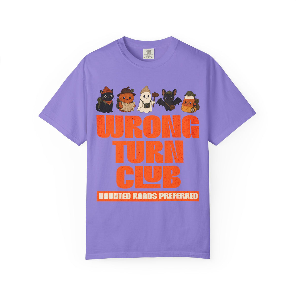 Wrong Turn Club T-shirt | Cute Halloween Characters, Haunted Roads Preferred