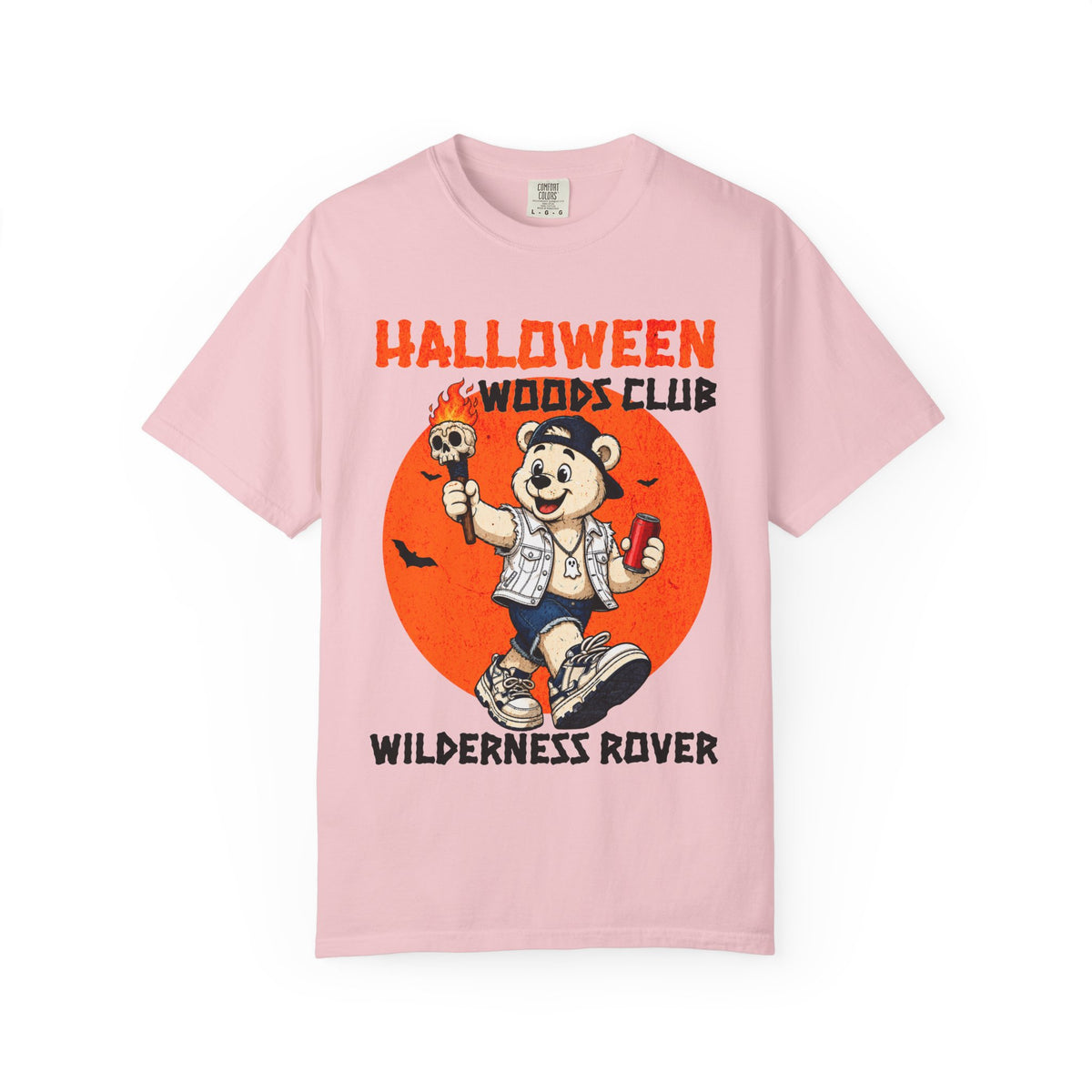 Halloween Woods Club Wilderness Rover T-shirt | Vintage Camp Cartoon