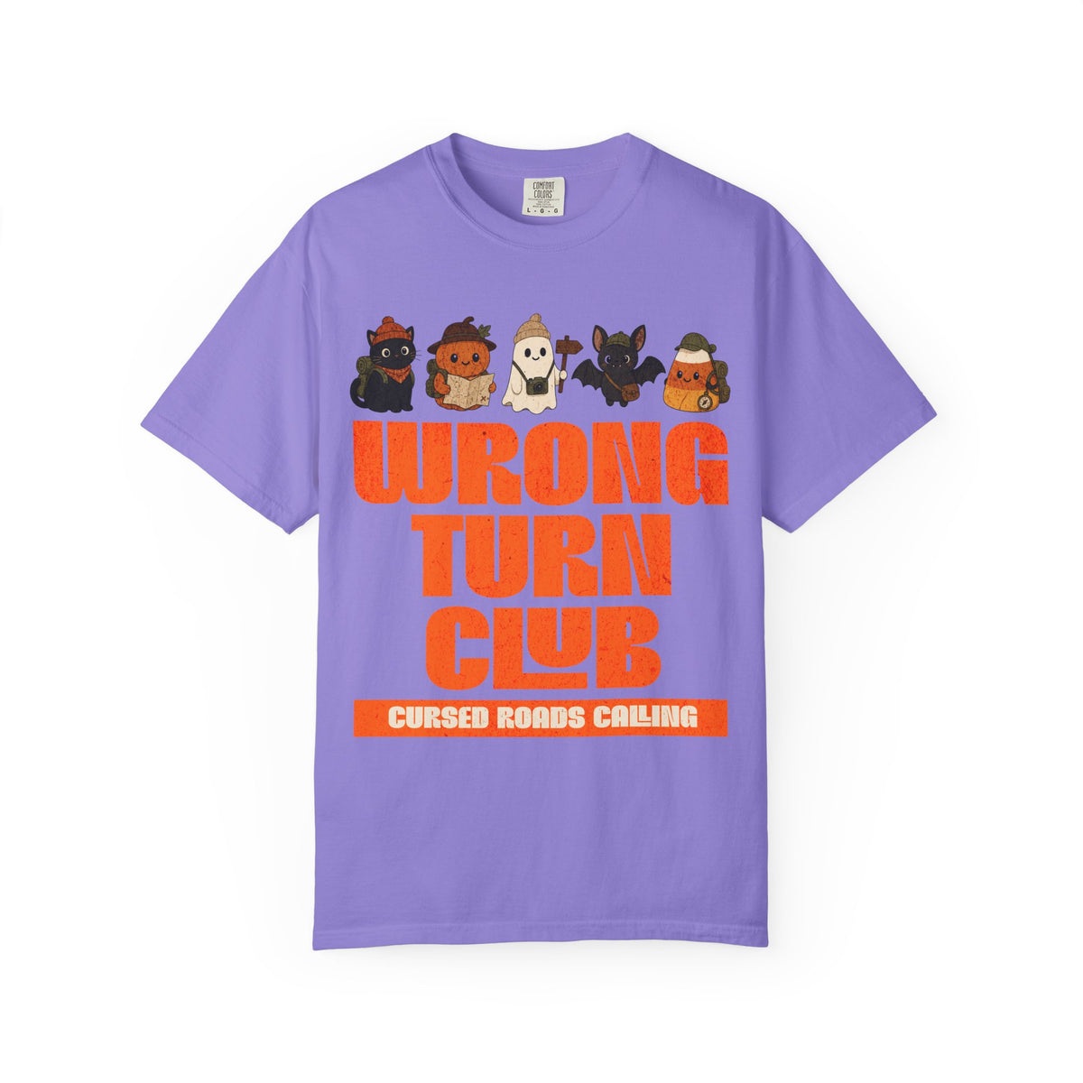 Wrong Turn Club T-Shirt | Halloween Cute Monsters, Cursed Roads Calling