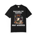 Comfort Color Graveyards Not Guidebooks Halloween T-Shirt | Bat Illustration T-Shirt | Spooky season shirt | Night Wanderer Club