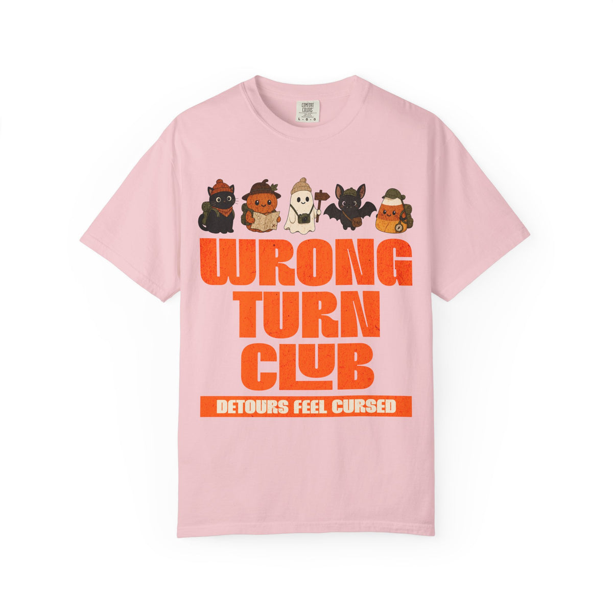 Wrong Turn Club T-shirt | Halloween Cute Monster Characters, Detours Feel Cursed