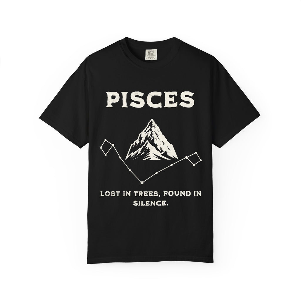 Pisces Mountains constellation T-Shirt | Lost in Trees Found in Silence