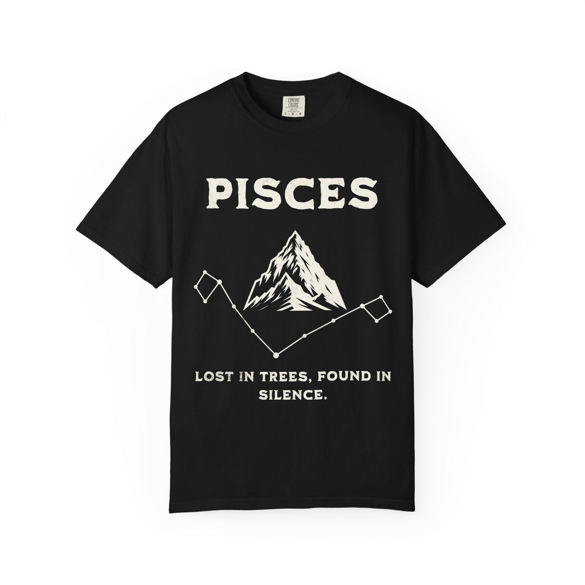 Pisces Mountains constellation T-Shirt | Lost in Trees Found in Silence