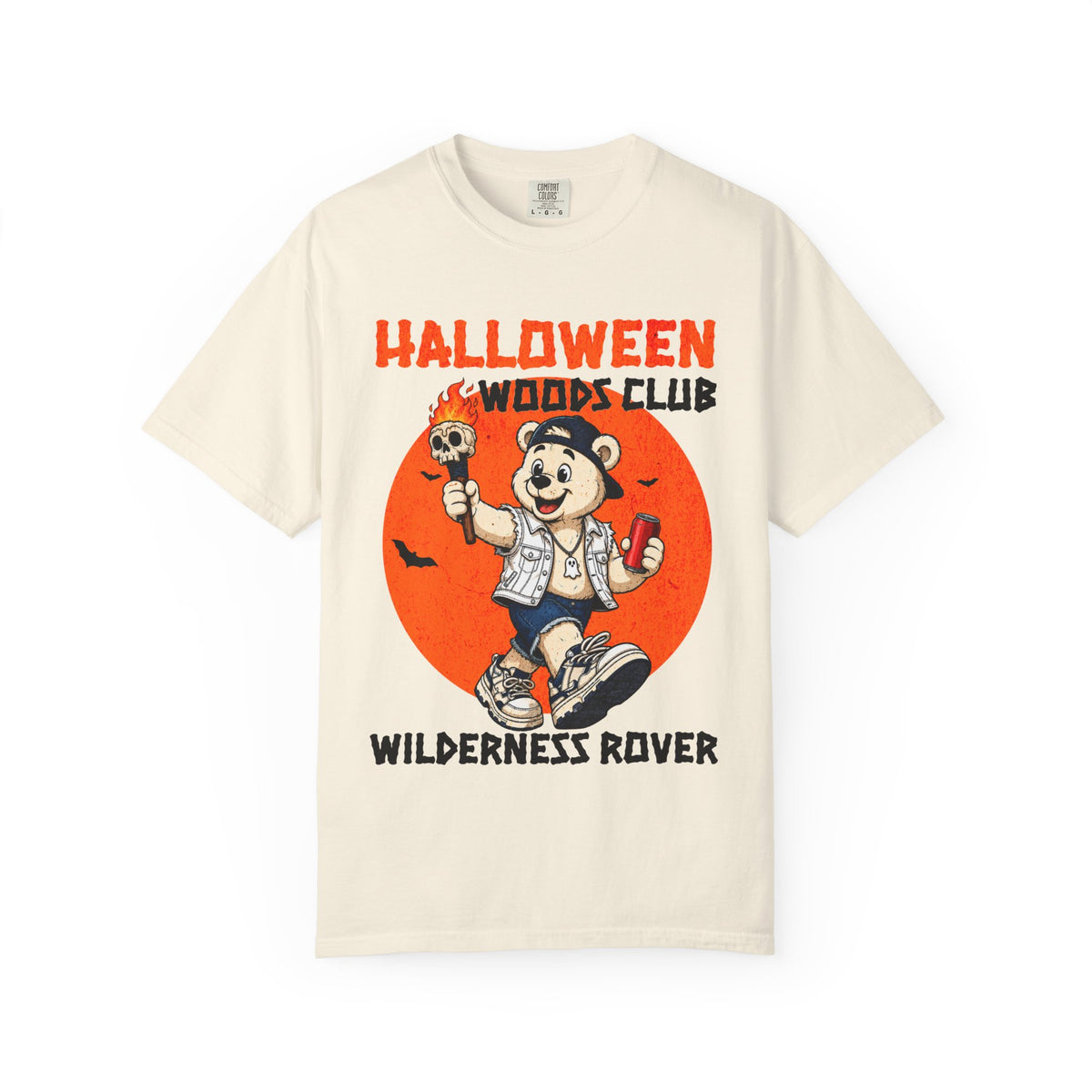 Halloween Woods Club Wilderness Rover T-shirt | Vintage Camp Cartoon
