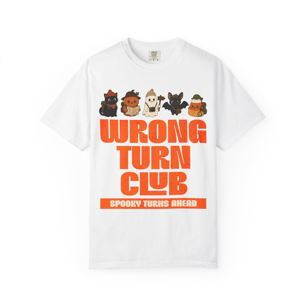Wrong Turn Club T-shirt | Spooky Turns Ahead Halloween tee