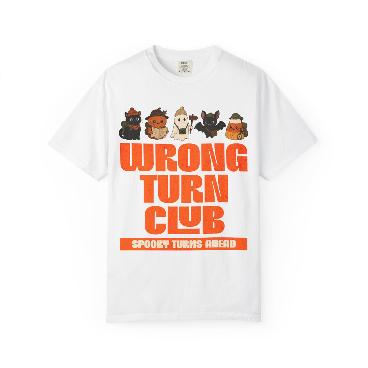 Wrong Turn Club T-shirt | Spooky Turns Ahead Halloween tee
