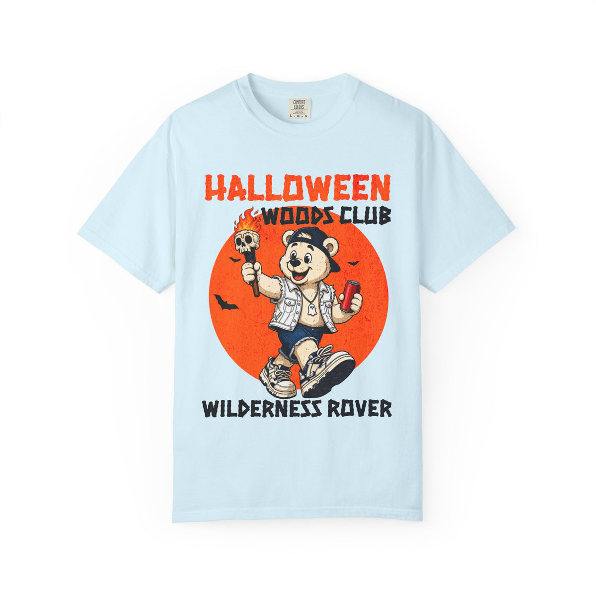 Halloween Woods Club Wilderness Rover T-shirt | Vintage Camp Cartoon